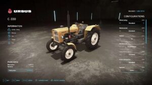 Ursus C330 v1.2 FS22 [Download Now]