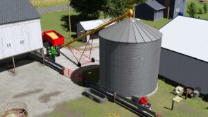 24 – 27 Grain Bins v1.0 FS22 [Download Now]