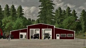 5 bay truck shop v1.0 FS22 [Download Now]