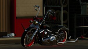 Harley Softail v1.0 FS22 [Download Now]