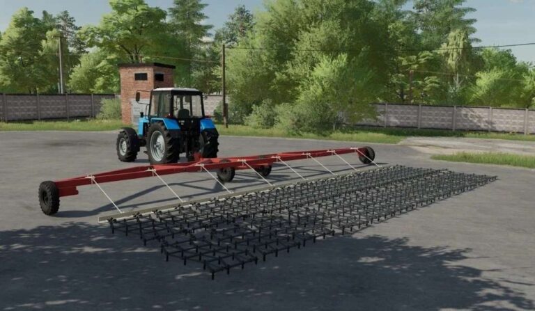 Harrow coupling V1.0 FS22 [Download Now]
