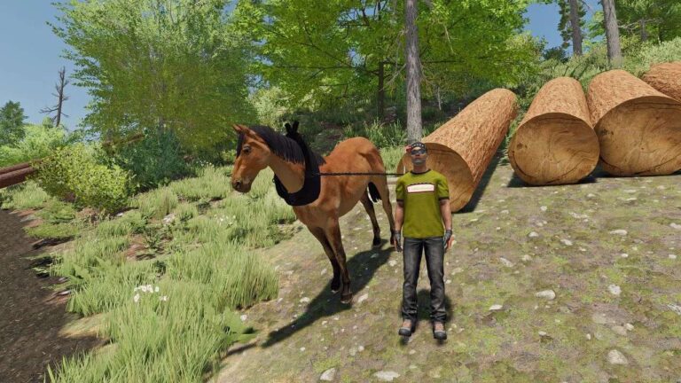 Horse for forestry v1.0 FS22 [Download Now]