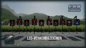 LED Verkehrszeichen v1.0 FS22 [Download Now]