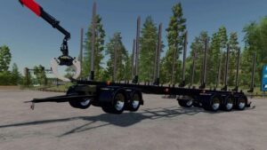 Närko Timber Trailer v1.0 FS22 [Download Now]