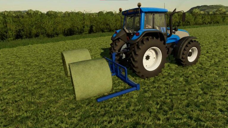 Paddle And Telescopic Bale Lifters v1.0 FS22 [Download Now]