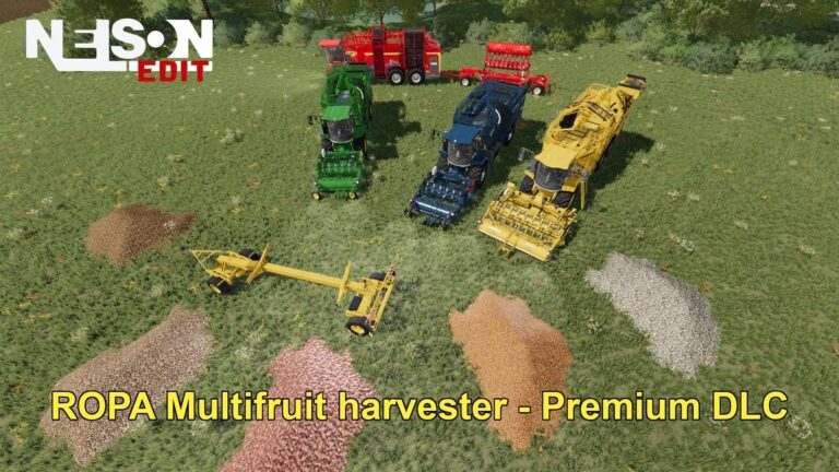 ROPA MultiFruit Harvester (Premium edition) v1.1 FS22 [Download Now]