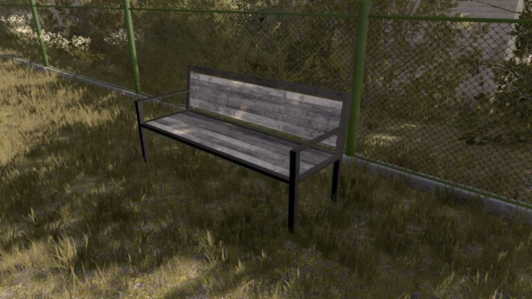 Bench object v1.0 FS22 [Download Now]