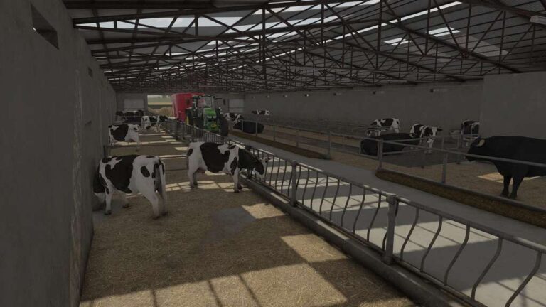 Big Renovated Cow Barn v1.0 FS22 [Download Now]
