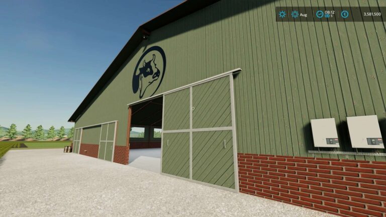 Cowshed With Manure System Without Pasture v3.0 FS22 [Download Now]