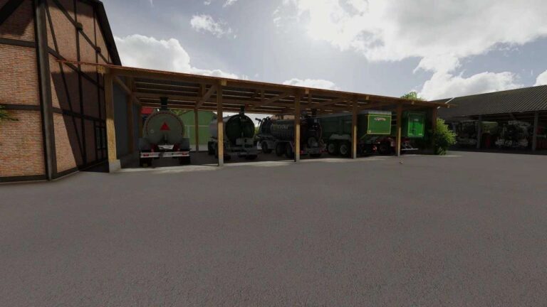 Drive through hall V1.0 FS22 [Download Now]