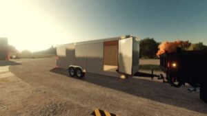 Enclosed Trailer (Skinnable) v1.0 FS22 [Download Now]