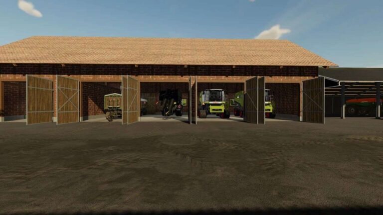 Half-timbered hall v1.0.0.1 FS22 [Download Now]