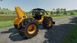 John Deere 740 Cable Skidder 4×4 v1.0 FS22 [Download Now]