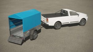 Lizard Car Trailer v1.2.0.1 FS22 [Download Now]