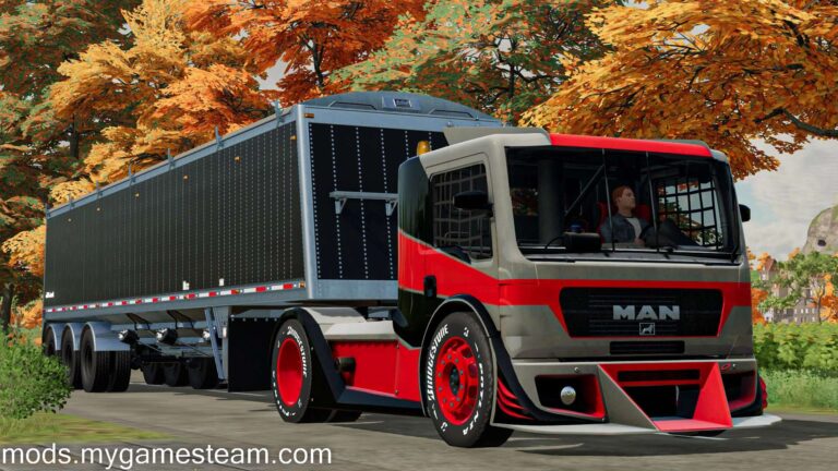 MAN TGS Formula Truck V1.0 FS22 [Download Now]