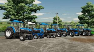 New Holland/Ford 40 Series 6 Cylinder Pack v1.1 FS22 [Download Now]