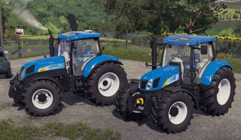 New Holland T6 4 and 6 cyl Series PACK v1.0 FS22 [Download Now]