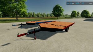 Open deck sled Trailer CHS v1.0 FS22 [Download Now]