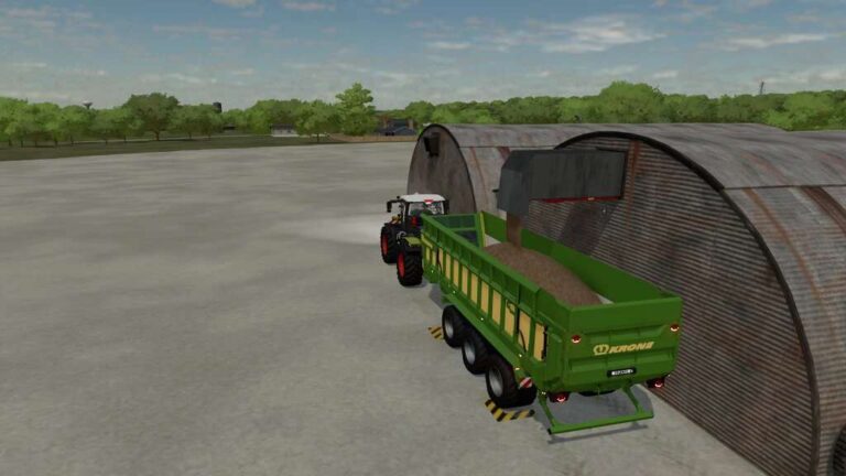 Reinforced Quonset Sheds For Woodchips v1.0 FS22 [Download Now]