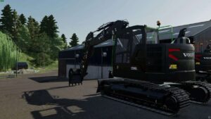 Volvo ECR145EL with variable arm v1.0 FS22 [Download Now]