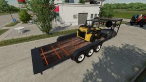 Felling Skid Steer Trailer UPDATED v1.0 FS22 [Download Now]