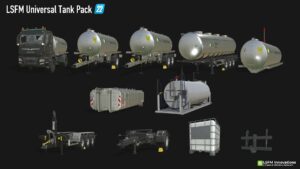 LSFM Universal Tankpack v1.1.0.1 FS22 [Download Now]