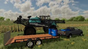 Plastic Water/Fertilizer Barrels v1.0 FS22 [Download Now]