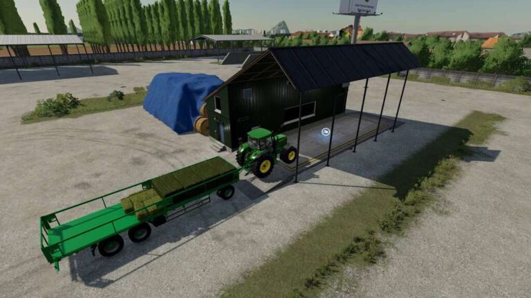 Rice Bales Selling Point v1.0 FS22 [Download Now]
