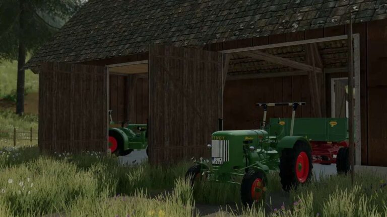 Small barn with stable v1.0 FS22 [Download Now]