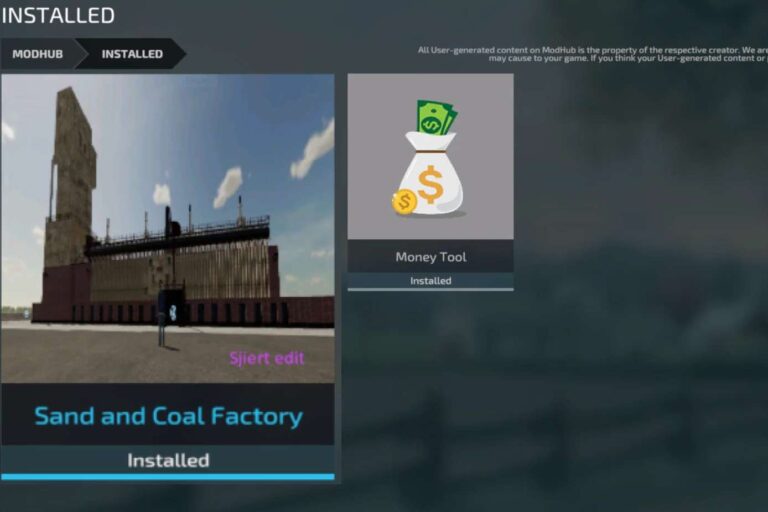 Coal and sand factory v1.0 FS22 [Download Now]