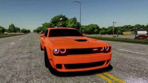 Dodge Challenger Hellcat v1.3 FS22 [Download Now]