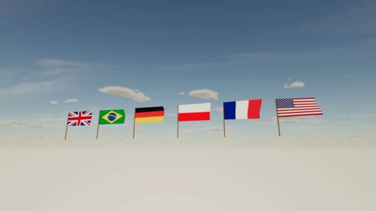 National Flags v1.0 FS22 [Download Now]