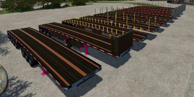 Reitnouer Big Bubba Flatbed Trailer v1.0.0.6 FS22 [Download Now]