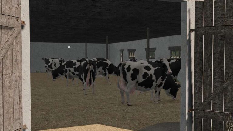 Small Cow Barn v1.0.0.2 FS22 [Download Now]