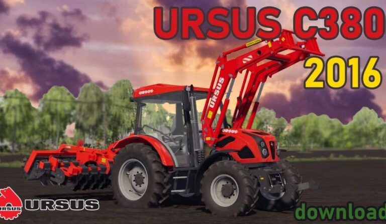 Ursus C380 new model v1.0 FS22 [Download Now]